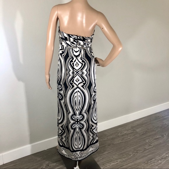 White House Black Market Silk Maxi Dress! - Picture 4 of 6